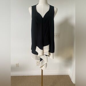 Elegant Black and White Women's tunic